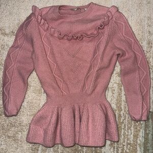Ted Baker pink peplum 2 sweater